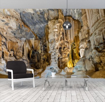 Bild på Stalactites and stalagmites in the Botha Hall Cango Caves